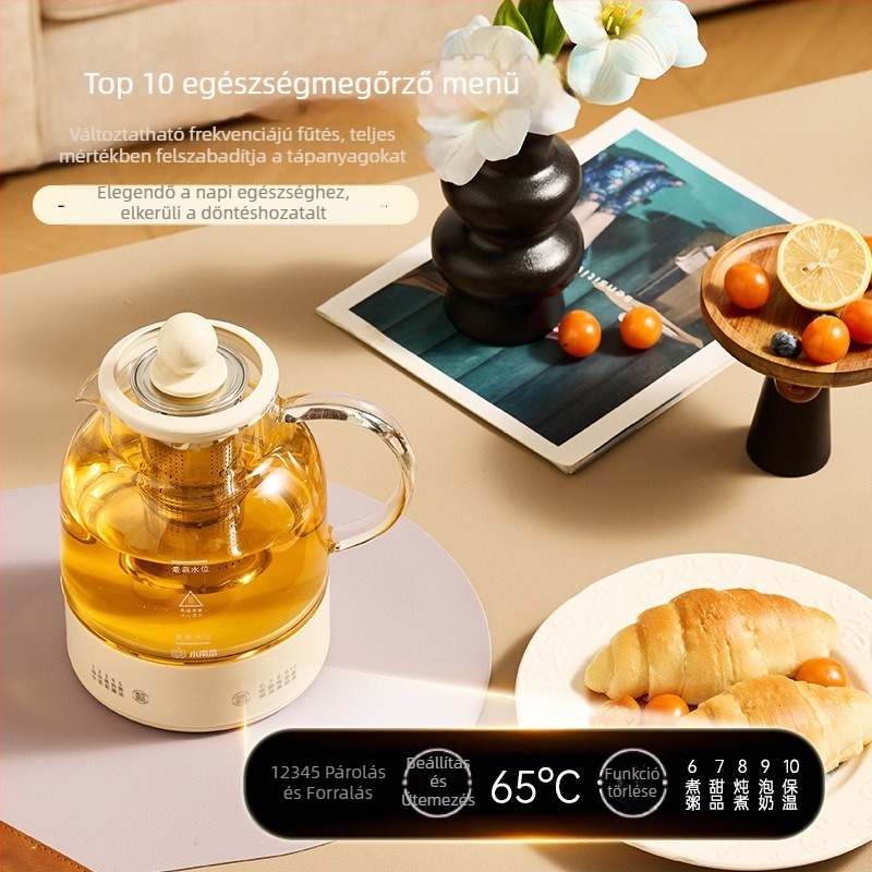 Small Pumpkin üveges integrált gyógytea-teáskanna, 1 L
