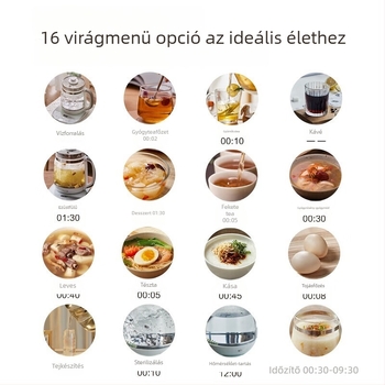 D18F1 1,8 L-es üvegtestű teáskanna, többfunkciós otthoni és irodai használatra