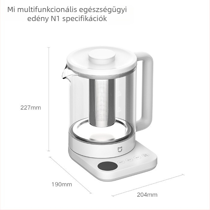 Mi Jia Multifunkcionális egészség kanna N1 – Izolált 1,5 L vízforraló irodába, otthonra vagy kollégiumba
