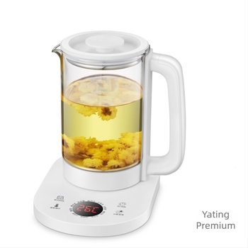 Üveg tea gőzölő és elektromos kanna, multifunkcionális, 1 L, irodai használatra