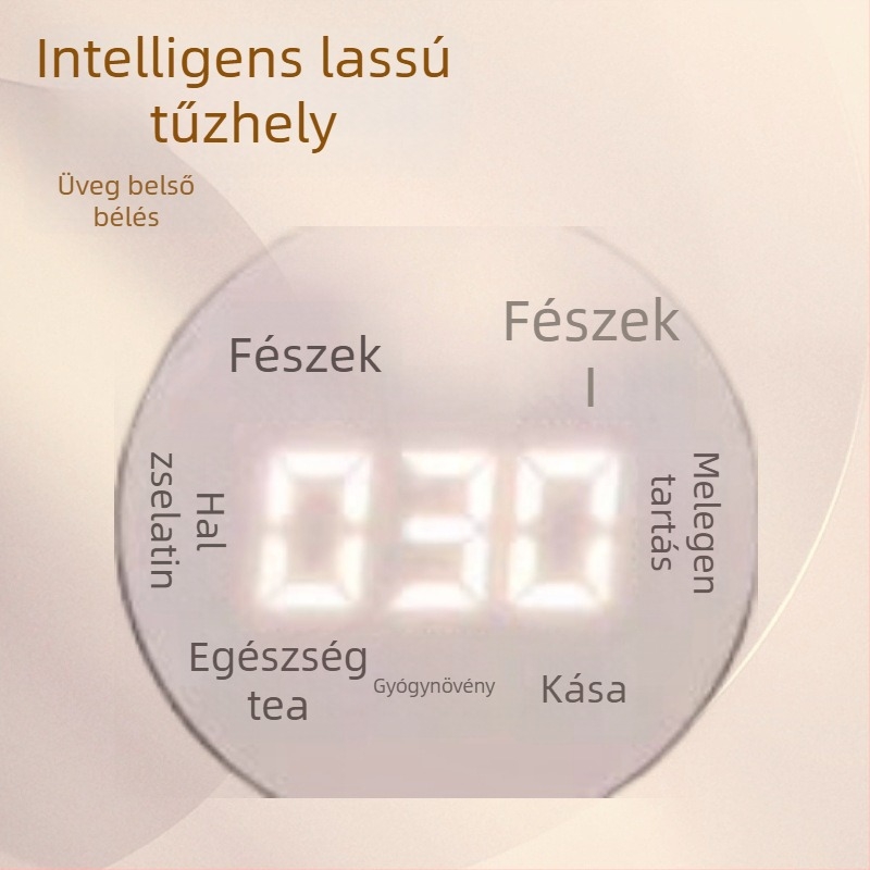 Hordozható madárfészek teáskanna – elektromos üveg főzőedény teához és desszertekhez, többfunkciós egészségügyi eszköz