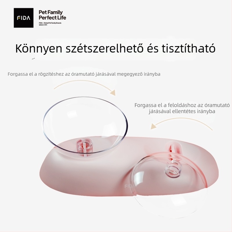 Úszó víztál háziállatoknak: nagy méretű kutyáknak, minimalizálja a fröcsögést; függő macska víztál, megakadályozza a felborulást