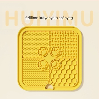 Szilikon nyalogató tál kutyáknak – gazdagító játék, csúszásmentes etetőtál