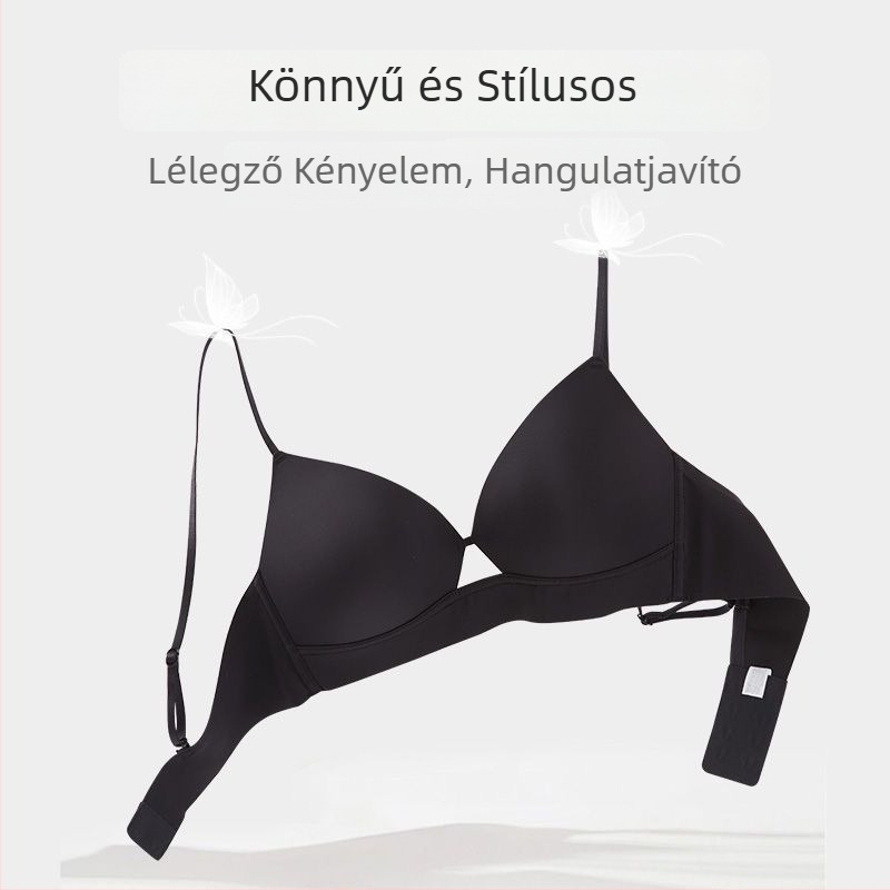 Női melltartó kis mellekhez, nyári vékony, drót nélküli, mikro tartással, diszkrét, kényelmes