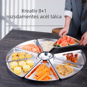 Pride 304 rozsdamentes acél tálca hot pot készlet családi összejövetelekre