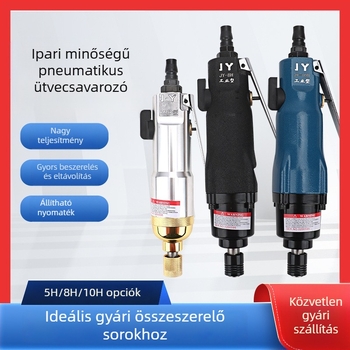 Ipari kategóriás pneumatikus csavarhúzó állítható nyomatékkal, nagy nyomaték