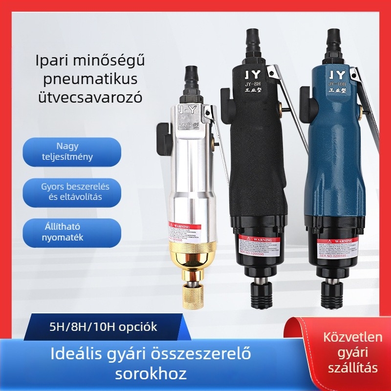 Ipari kategóriás pneumatikus csavarhúzó állítható nyomatékkal, nagy nyomaték