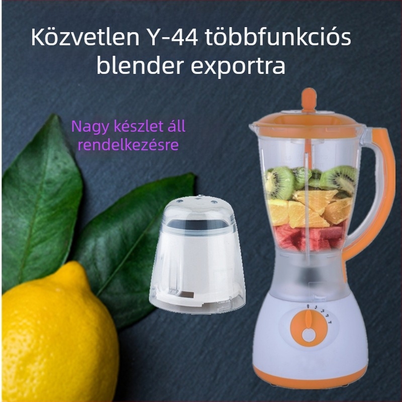 Multifunkcionális konyhai készülék gyümölcs- és zöldséglé készítésére, húsdarálásra, jégdarálásra, száraz őrlésre és keverésre, valamint szójatej készítésére