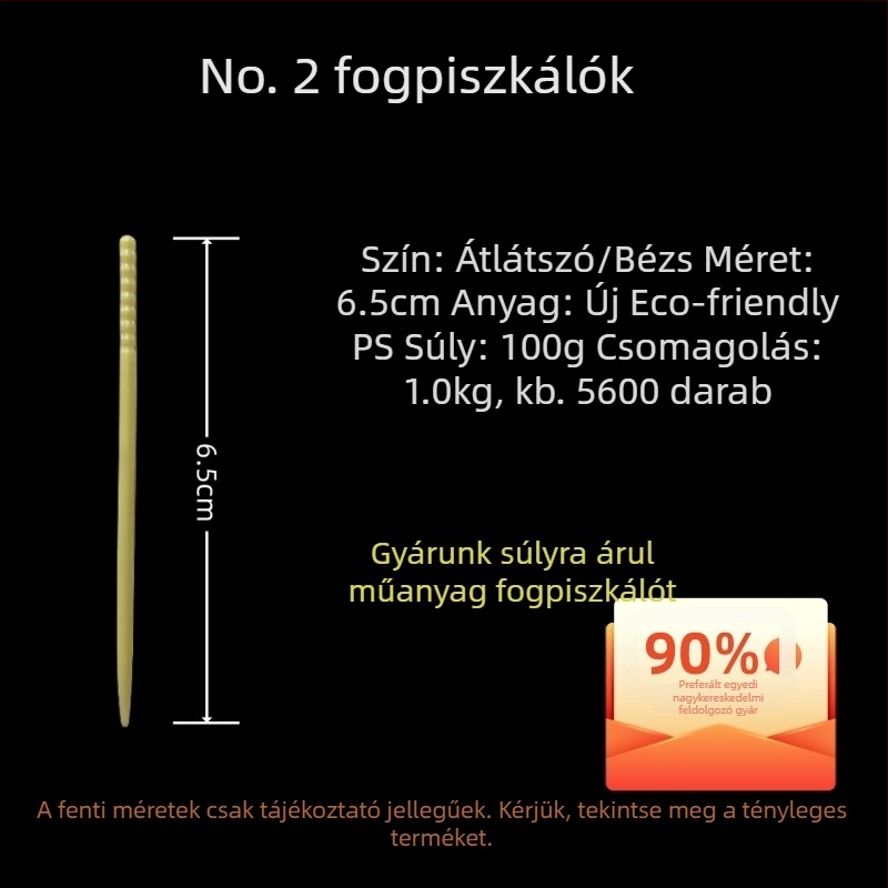 Eldobható gyümölcsvilla, vastagított és megkeményített, piknikre és kóstolásra