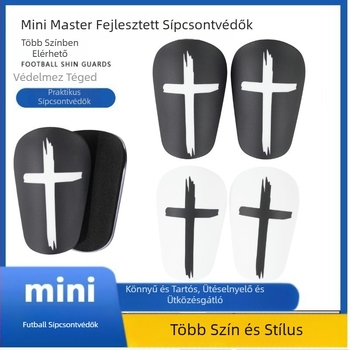 Mini Master futball sípcsontvédők férfiaknak és nőknek, tartós beilleszthető védőbetétek