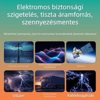 Tiszta réz izolációs transzformátor 220V–220V, kimenetek 36V, 48V, 24V, 12V, toroidális