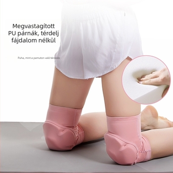 Táncos térdvédők PU párnázással és habbal, védelem röplabdához, kosárlabdához és tánchoz, vastag kivitel