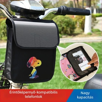 Elülső vízálló tárolótáska elektromos kerékpárhoz