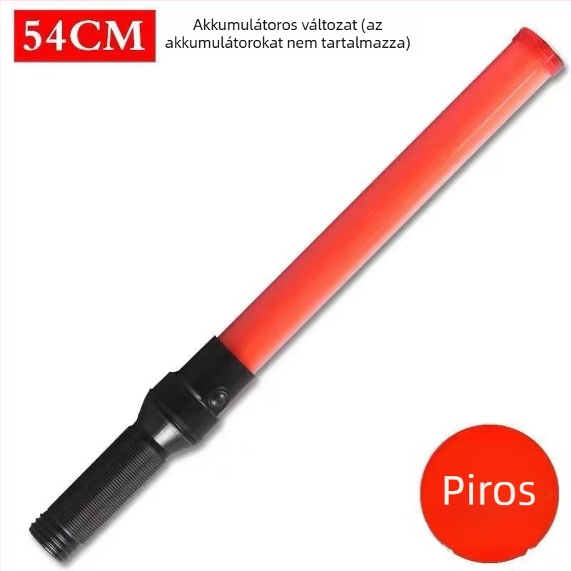 540 LED forgalmi bot, 54 cm hosszú, evakuációs és rendezvénybiztonsági fény