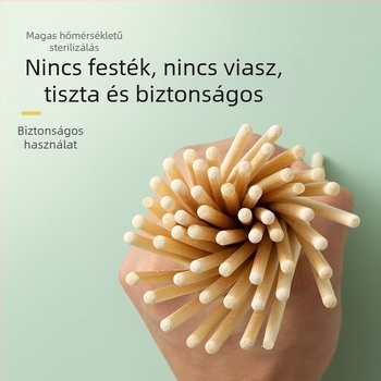 Egyszer használatos bambusz evőpálcák, egyedi csomagolásban, éttermeknek és gyorséttermeknek