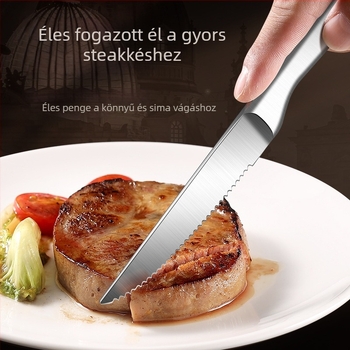 Source Fe Yi rozsdamentes acél steak kés – háztartási használat, nyugati étkezési eszközök, professzionális steak kés