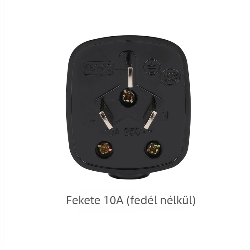 16A-os tápcsatlakozó kivehető vezetékkel, 220V, háromszög alakú dugó, 10A hárompólusú dugó, nagykereskedelem