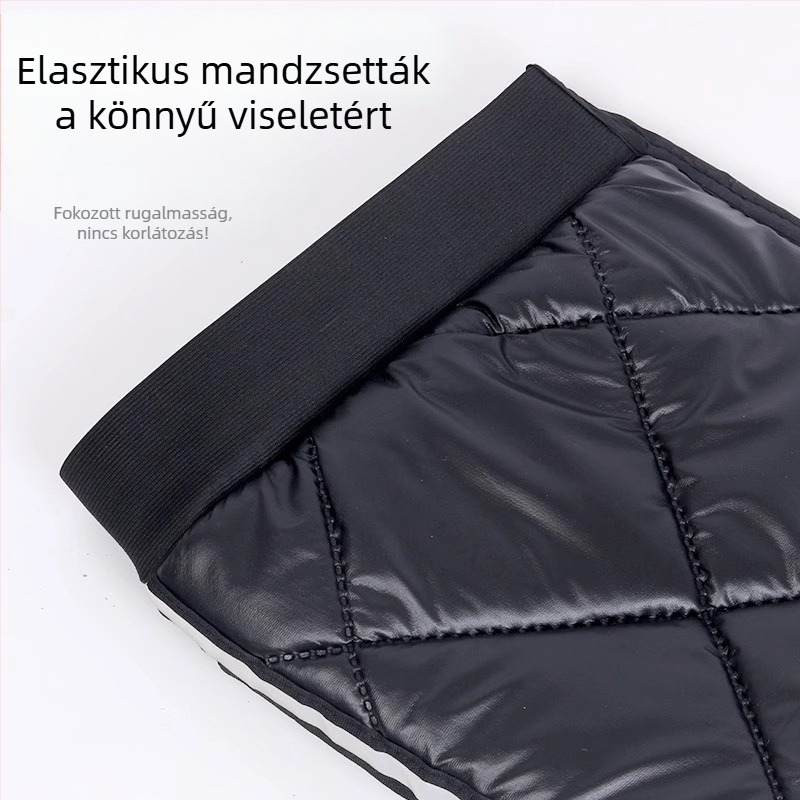 Vastag termosz térdmelegítő kerékpárhoz, uniszex, középkorúak és idősek számára, csúszásmentes