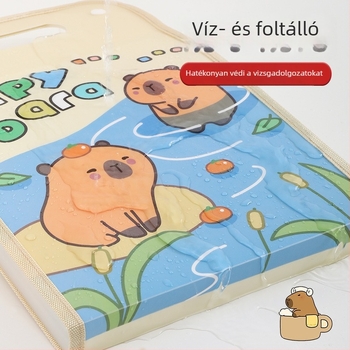 A4 hordozható, többszintű akordeon mappa, nagy kapacitású dokumentum-szervező általános iskolások számára