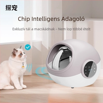 Explore Pets több macskára tervezett automata etető azonosító chip a lopás elleni védelemhez és időzített távirányítással