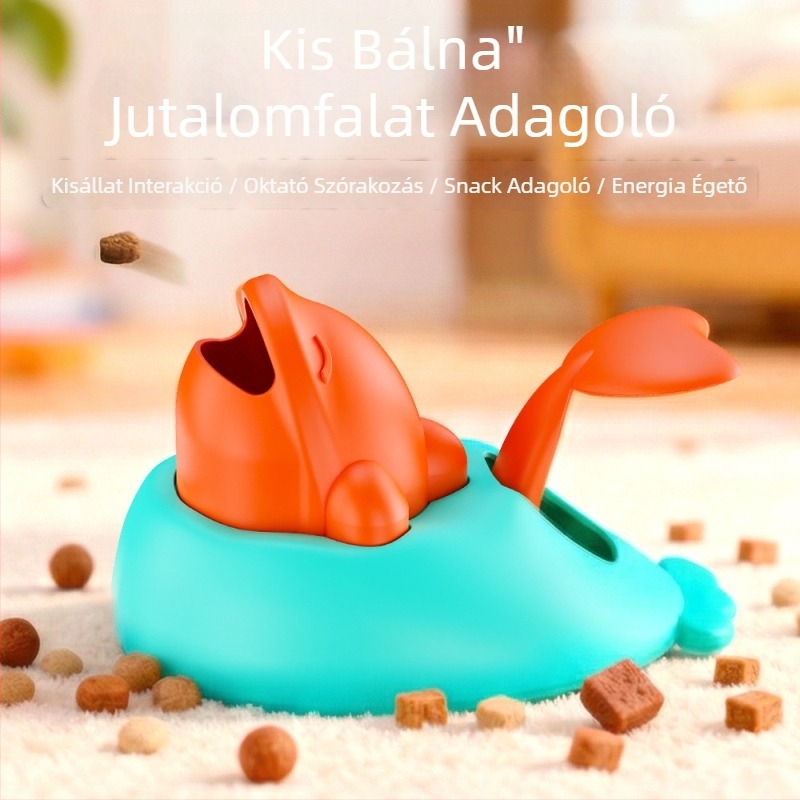 Kutyák képzési etetőjáték snack-adagolóval — interaktív jutalomadagoló granulátumokhoz, kockákhoz és csíkokhoz