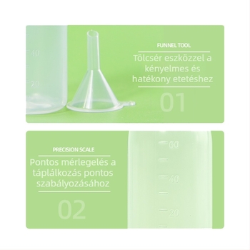 Macskák és kölyökkutyák számára készült etető cumisüveg készlet, több puha szívófejjel és üvegtisztító kefével, alkalmas hörcsögök és nyulak etetésére