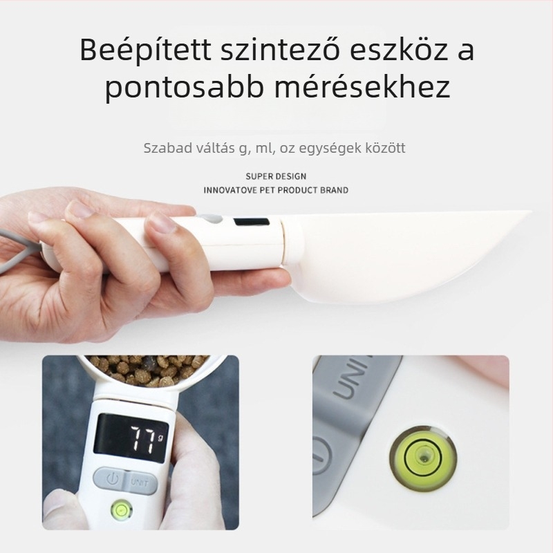 Állateledel mérőkanál macskáknak és kutyáknak – grammos mérőkanál etetéshez