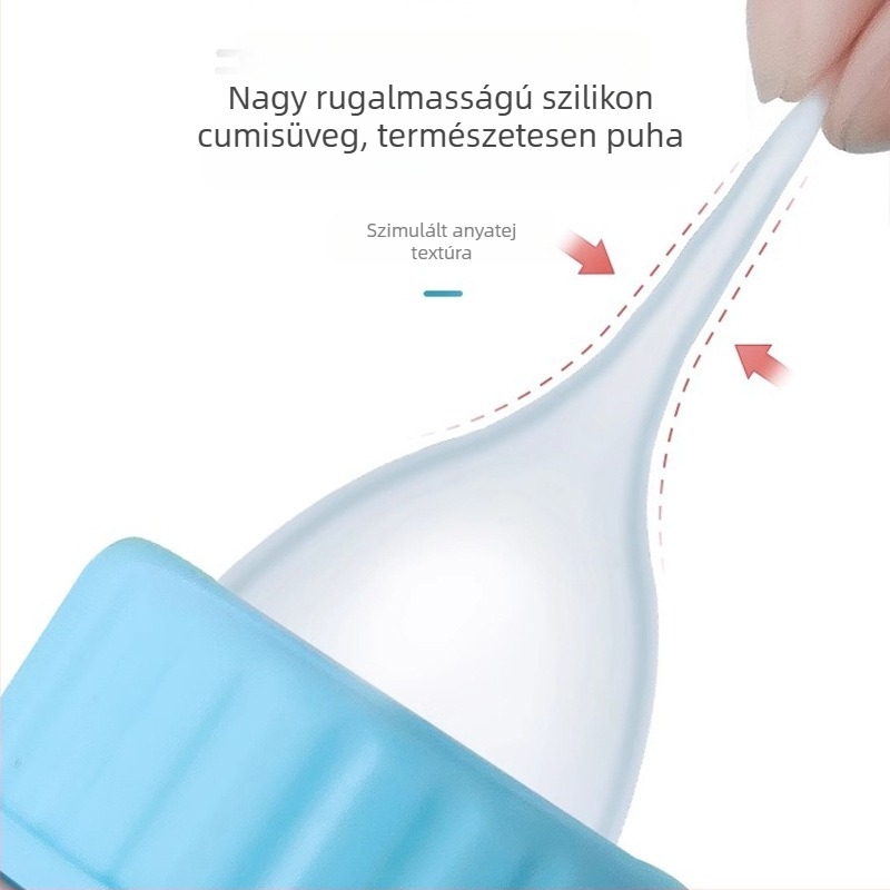 Szilikon cumisüveg macskáknak, kis bimbóval – tejfeeder újszülött kiscicáknak és kölyköknek
