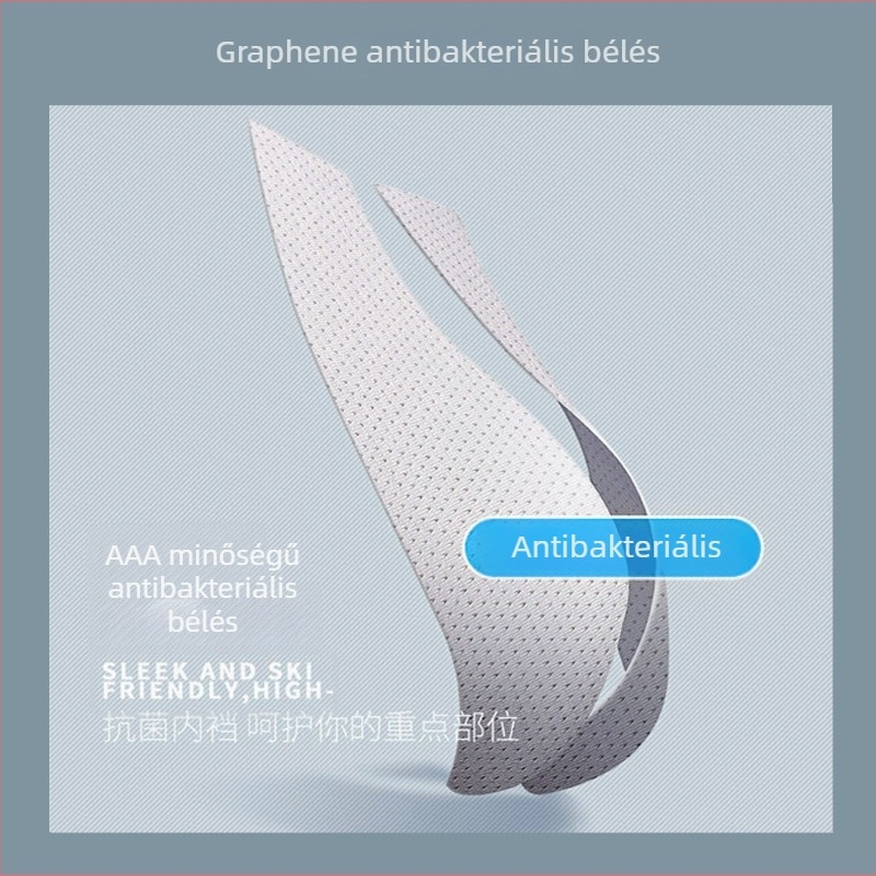 Férfi boxeralsó U-alakú tasakkal, pamutból, középmagasságú, lélegző és antibakteriális, vékony fazon