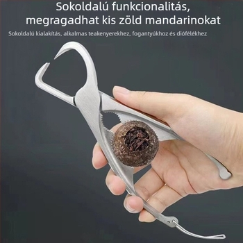 Nagy nyílású teafogó, többfunkciós, 304 rozsdamentes acélból, Pu'er teátéglák nyitásához