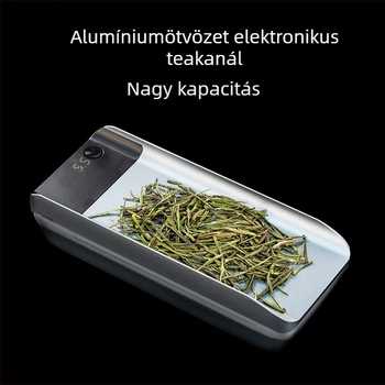 Rongshan Hall alumínium ötvözetű elektronikus teavizsgáló mérleg, teás eszközök és teaszertartás-kiegészítők