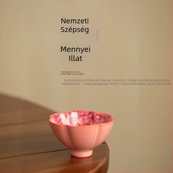 Porcelános Gongfu teáscsésze személyes használatra, egyedi darab, minimalist stílus