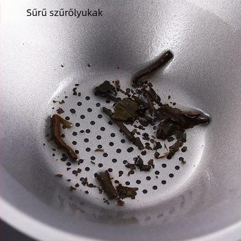 Tiszta titán teafilter, egy darabból álló kivitel, többfunkciós teafőző finom hálóval, tartós
