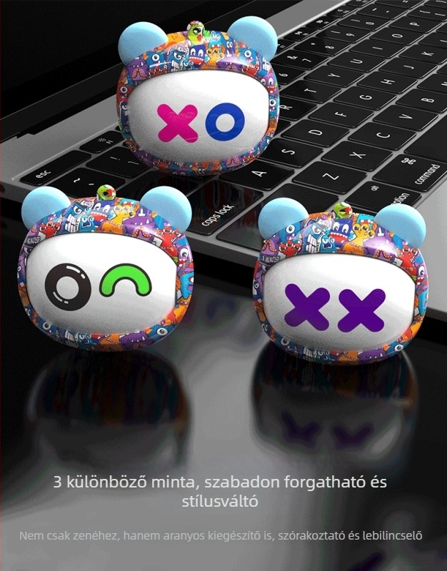 2025-ös új forgó dizájnnal rendelkező in-ear Bluetooth fülhallgató, hosszú üzemidő (4–8 óra), zajszűrés, alacsony késleltetés játékokhoz, nemzeti trend stílus