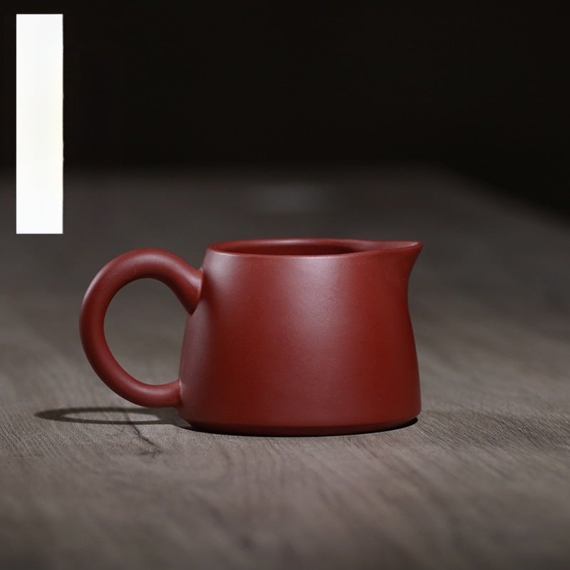 Dahongpao lila agyagból készült teás pohár, 150 ml, kézzel készített teáskészlet