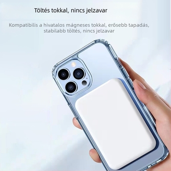 Ultra vékony mágneses vezeték nélküli power bank 10000 mAh az iPhone 11–16 számára