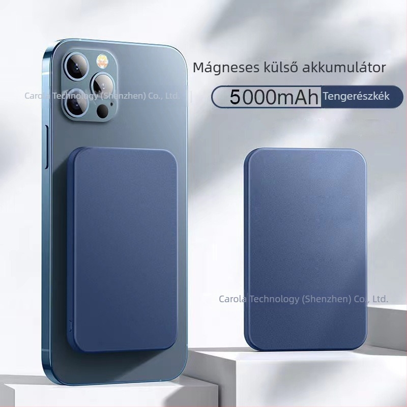 Ultra vékony mágneses vezeték nélküli power bank 10000 mAh az iPhone 11–16 számára