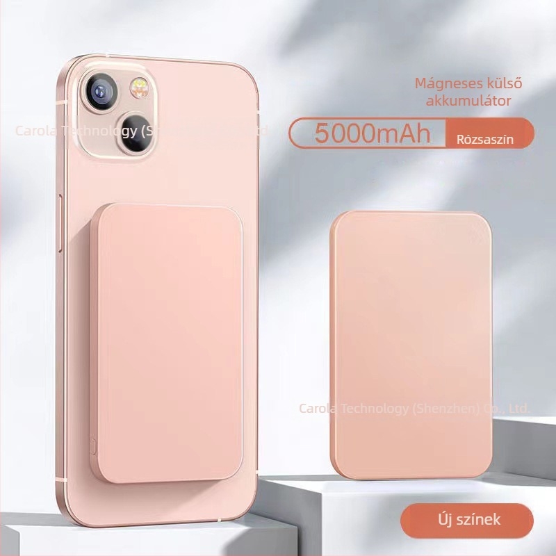 Ultra vékony mágneses vezeték nélküli power bank 10000 mAh az iPhone 11–16 számára