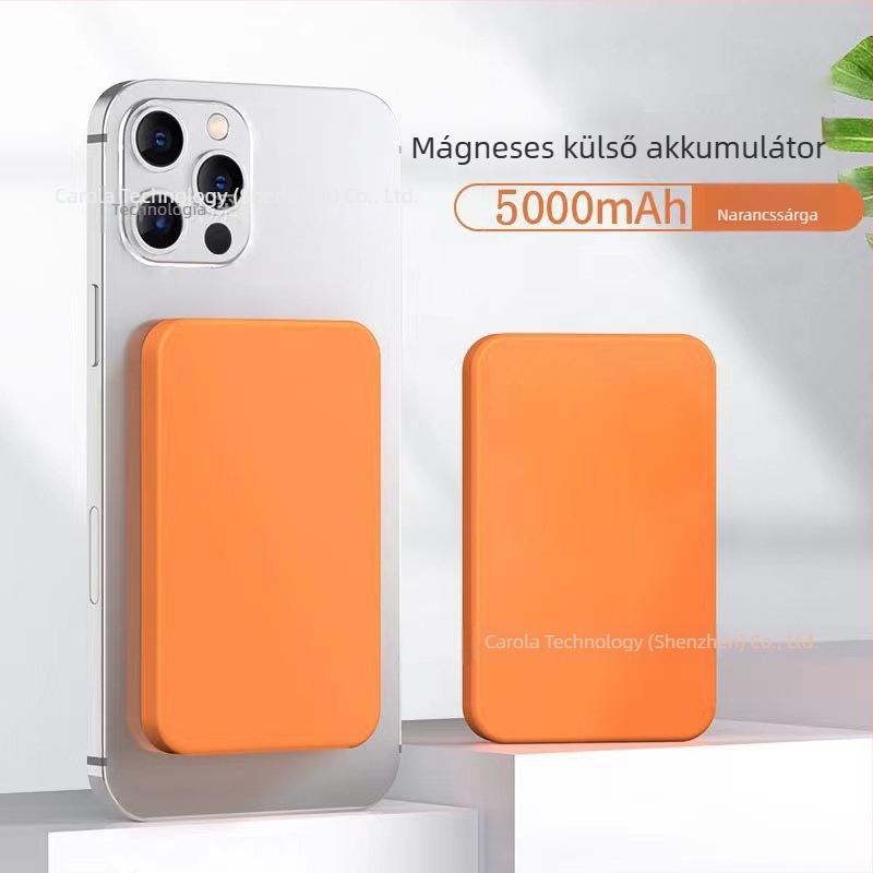 Ultra vékony mágneses vezeték nélküli power bank 10000 mAh az iPhone 11–16 számára