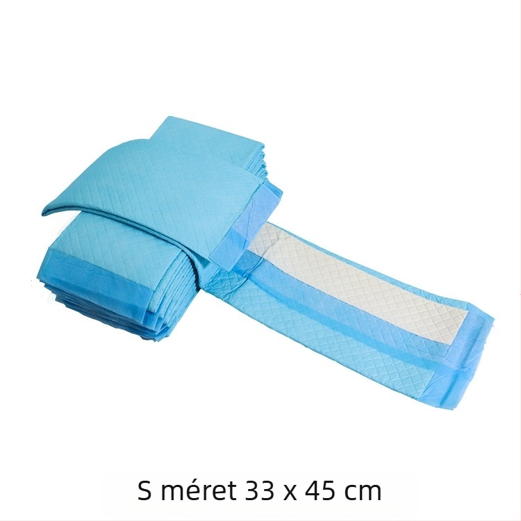 Háziállatok vizeletpárnák nagy tételben: kutyák, macskák, hörcsögök és nyulak számára, minimális rendelés 10 kg, 100 darabos csomag
