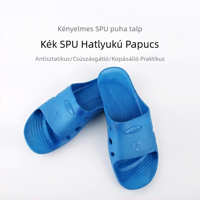 Antisztatikus papucsok pormentes műhelyek tiszta helyiségeihez – csúszásmentes, kopásálló, csendes