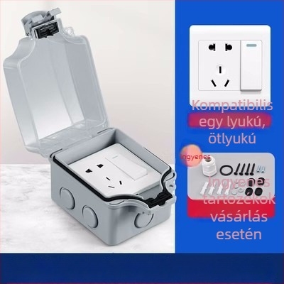 Songying Kültéri vízálló aljzat védőfedél zárható