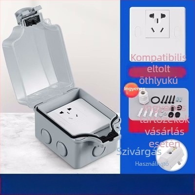 Songying Kültéri vízálló aljzat védőfedél zárható