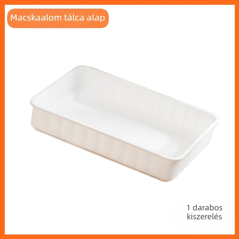 Egyszer használatos macska toalett tál, vízálló, fröccsenés elleni, extra nagy, hordozható autóhoz