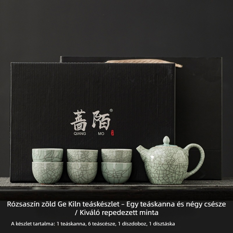 Egyedi Ge Kiln kerámia Kung-Fu teás készlet otthonra és irodába