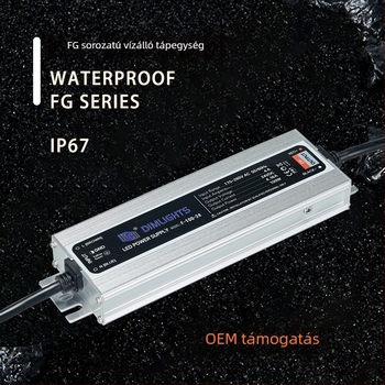 IP67 vízálló kültéri LED tápegység 12V/24V LED szalagokhoz – állandó feszültség, LED meghajtó FG