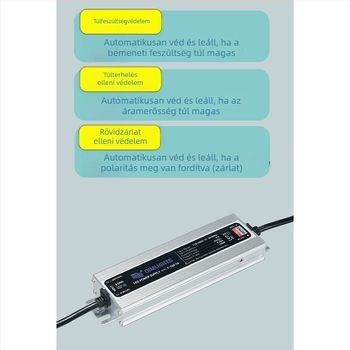 IP67 vízálló kültéri LED tápegység 12V/24V LED szalagokhoz – állandó feszültség, LED meghajtó FG