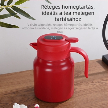 316 rozsdamentes acélból készült teáskanna, hőszigetelt, teát és vizet elválasztó funkcióval, nagy kapacitású, otthoni használatra, üzleti ajándék