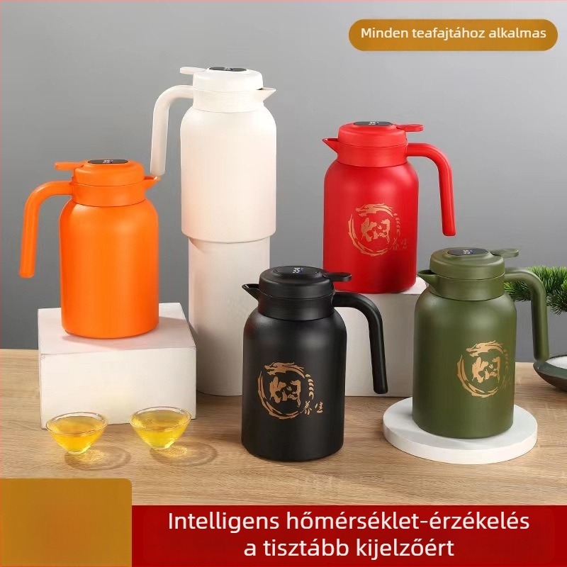 316 rozsdamentes acélból készült teáskanna, hőszigetelt, teát és vizet elválasztó funkcióval, nagy kapacitású, otthoni használatra, üzleti ajándék