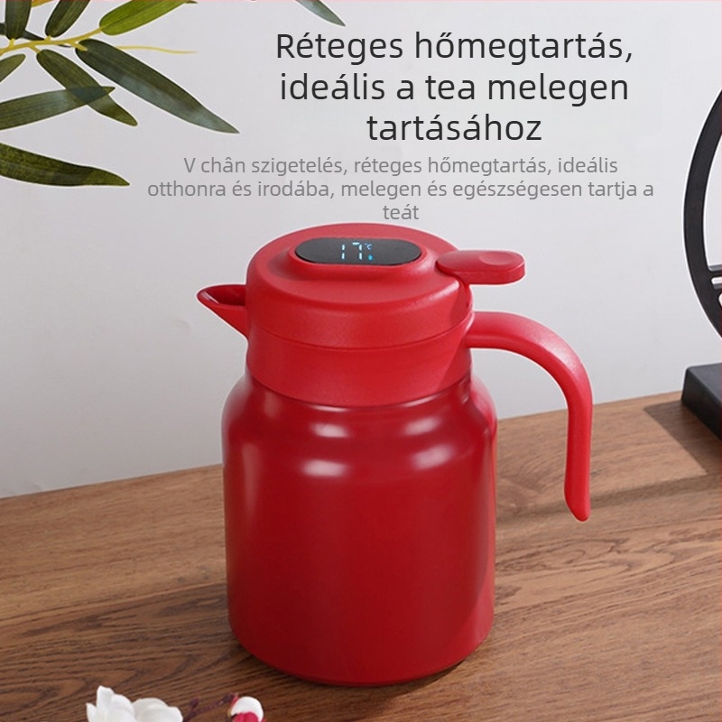 316 rozsdamentes acélból készült teáskanna, hőszigetelt, teát és vizet elválasztó funkcióval, nagy kapacitású, otthoni használatra, üzleti ajándék